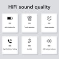 thumbnail image 3 of Bluetooths Sleep Earbuds, Touch Control  Earbuds With Digital Display Charging Case, Mini Wirelessly Ear Clip Headphones Type C Charging For Daily Life, 3 of 8