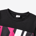 thumbnail image 3 of PatPat Family Matching Color Block Tee and Geometric Pattern Dress Sets, 3 of 5