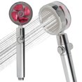 thumbnail image 1 of Turbo Fan Bath Shower Head High Pressure 360 Degree Rotating Water Saving Shower Head, 1 of 10