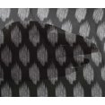 thumbnail image 4 of oneOone Viscose Chiffon Black Fabric Geometric Line Ikat Sewing Material Print Fabric By The Yard 42 Inch Wide, 4 of 4