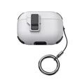 thumbnail image 1 of GadgetCom Replacement Case Compatible with Apple AirPods Pro 1 2 , TPU PC Protective Cover Pop-up Secure Lock Shell With Strap, 1 of 2