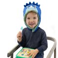 thumbnail image 3 of FlapJackKids - Chapeau Sherpa Réversible Dino Vert m 2-4a, 3 of 3
