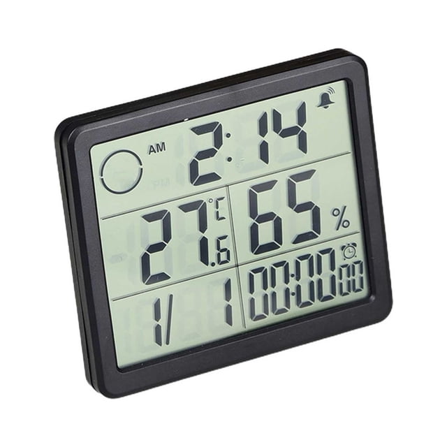 Digital Hygrometer and Indoor Thermometer, High Accuracy Room Humidity Gauge with Monitor, Displays High/Low Records, for Home, Office, and Health Tracking