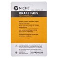 thumbnail image 4 of Niche Semi-Metallic Brake Pad with Shoe Set for Yamaha XT225 Motorcycle MK1002669, 4 of 9