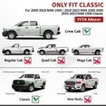 thumbnail image 4 of YITAMOTOR 6.5 Inches Running Boards Compatible with 2009-2018 Dodge Ram 1500 & 2010-2022 2500 3500 Crew Cab Black Textured Nerf Bars / Side Step (Incl.2019-2023 Classic) Bar Bars, 4 of 4