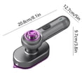thumbnail image 3 of WLOELOEW Handheld Garment Steamer Portable Travel Iron 40Gmin Steam Output Fast Heating For Clothes Curtains Home Use Purple Color Purple, 3 of 9