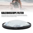 thumbnail image 3 of Camera Kaleidoscope Filter High Transmittance Optical Glass Lens Effects Filter Versatility Photography Grade Kaleidoscope Lens Rainbow Mirror Effects Enhance Image Quality DSLR, 3 of 7