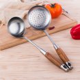 thumbnail image 3 of 1PC 304 Stainless Steel Soup Ladle Long Handle Soup Spoon Sturdy Metal Soup Spoon Anti-rust Kitchen Utensils for Home Restaurant Use, 3 of 9