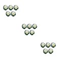 thumbnail image 4 of Maytalsory 5pcs Artificial Float Lotus Flowers Elegant Low Maintenance Realistic Appearance milky white 3Set, 4 of 6