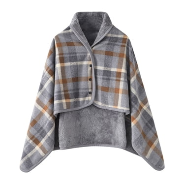 Poncho en Tricot Élégant pour Femme, Châle Cape Élégant pour l'Automne et l'Hiver, Couvre-Maillot Polyvalent pour Activités de Plein Air et Port Douillet