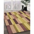 thumbnail image 3 of Ahgly Tapis Rectangulaire Orange Lavable en Machine, 6 Pieds x 9 Pieds, 3 of 7