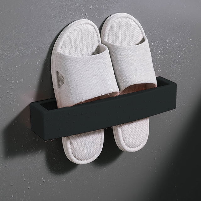ABPWLY Slipper Storage Rack Bathroom Slippers Rack Wall Mounted Toilet Slippers Rack Wall Shoe Storage Clearance House Canada Days Dorm Room Essentials Dorm Room Essentials