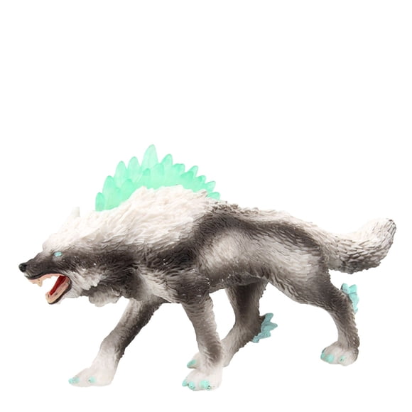 Holiday Deals Iumwxz Snow Wolf Lifelike Werewolf Model Toy High Simulation Shape Decoration Hottest Deals Weekly flyer Summer Savings