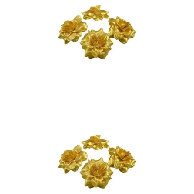 serony 50pack/lot Multi-color Fabric For Wide Application In Weddings And Parties Made Of Fabric Fiber Realistic Appearance Gold 4.5cm 2Set