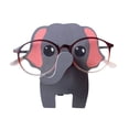 thumbnail image 1 of Agiferg Creative Animal Glasses Frame Home And Office Decorative Desktop Glasses Support, 1 of 6