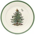 thumbnail image 1 of Exquisite Ceramic Christmas Tree Dessert Plate - Christmas Dinnerware & Cutlery Set with Festive Tree Plates, Bowls, Mugs, Saucers for Holiday Dining, 1 of 6