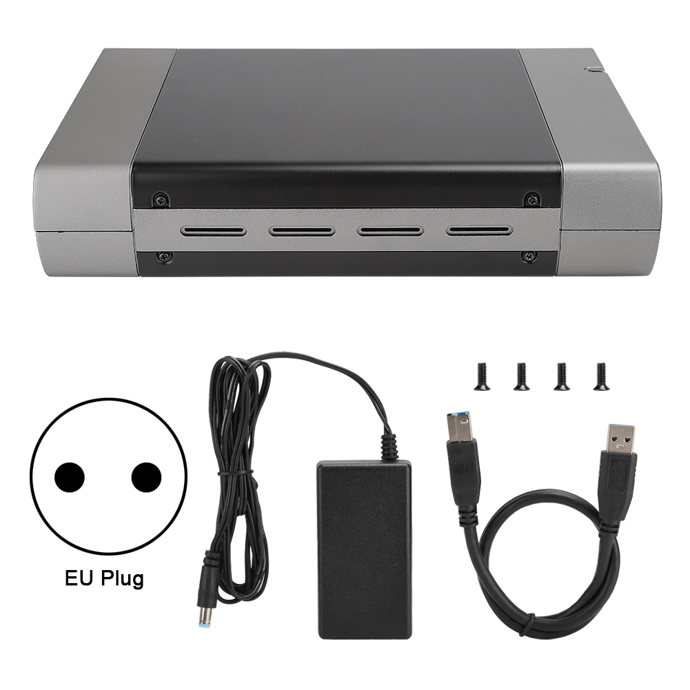 Boîte de Disque Dur Externe Accessoires Informatiques Boîte de Disque Optique Externe 5.25 Pouces USB3.0 Boîte de Disque Dur 110-240VEU Plug