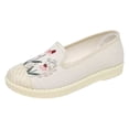 thumbnail image 2 of LSLJS Chaussures Décontractées de Mode pour Femmes, Compensées Respirantes à Enfiler, Espadrilles de Marche, Mocassins, Chaussures Plates, 2 of 3