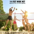 thumbnail image 3 of VEVOR Freestanding Volleyball Training Net for Indoor or Outdoor Use, Adjustable Height Portable Net System with Carrying Bag, 3 of 9