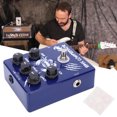 thumbnail image 4 of Bass Compressor Pedal, Purple Portable Guitar Effect Pedal With Aluminum Alloy Shell For Music Club For Outdoor Performance, 4 of 8