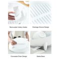 thumbnail image 4 of Bamboohart Polypropylene Dish Drying Rack with Drainboard  Space-Saving and Multifunctional for Kitchen Countertops (42.5x32x14.5cm), 4 of 7