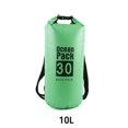 thumbnail image 4 of Waterproof Bags Multifunctional Outdoor Backpack Large-Capacity Equipment Foldable Kayak Rafting Bag Pool Beach Sports Green 10L Single Shoulder, 4 of 9