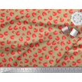 thumbnail image 3 of Soimoi Green Heavy Canvas Fabric Tomato Vegetable Print Fabric by Yard 58 Inch Wide, 3 of 3