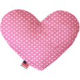 thumbnail image 1 of Jouet de Chien Coeur de 6 Pouces Rose Pois, 1 of 1