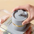 thumbnail image 3 of Food Chopper And Dicer With 7 Interchangeable Stainless Steel Blades And 1.2 L Container Tray, 3 of 8