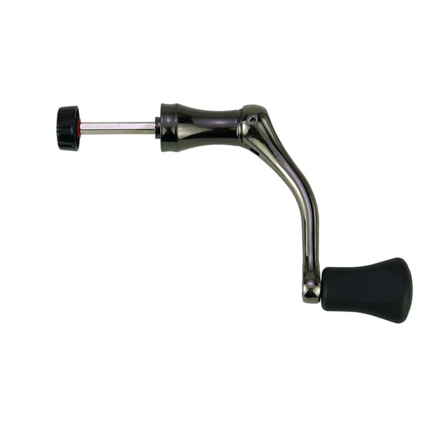 Poignée de Poignée pour Moulinet à Bascule en Métal pour Remplacement de Moulinet de Pêche en Gris. Fabriquée en Métal durable et Antirouille avec une Prise Confortable. Convient à la Plupart des Moulinets de Pêche, Offerte en Petites, Moyennes et Grandes Tailles pour s'Agencer aux Moulinets des Séries 1000-7000. Facile à Installer et Idéale pour Remplacer les Bras à Bascule Vieux Ou Abîmés.