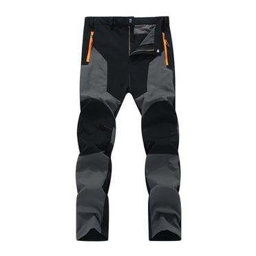 EGNMCR Men's Lightweight Pants, Cargo Pants Men, Linen Pants Men, Mens Casual Loose Fit Elastic Waist Pants, Mens Cotton Linen Pants Snow Fashion Men's Work Clothes Slim Straight Leg Pants Men Pants