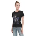 thumbnail image 4 of Women's Basic Short Sleeve T-Shirt Attacking Giant Levi Ackerman, 4 of 6