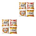 thumbnail image 4 of kurtrusly 4pack/lot Holiday Home With Easy-care Pillowcase Soft Cushion Cover Halloween-8 2Set, 4 of 6