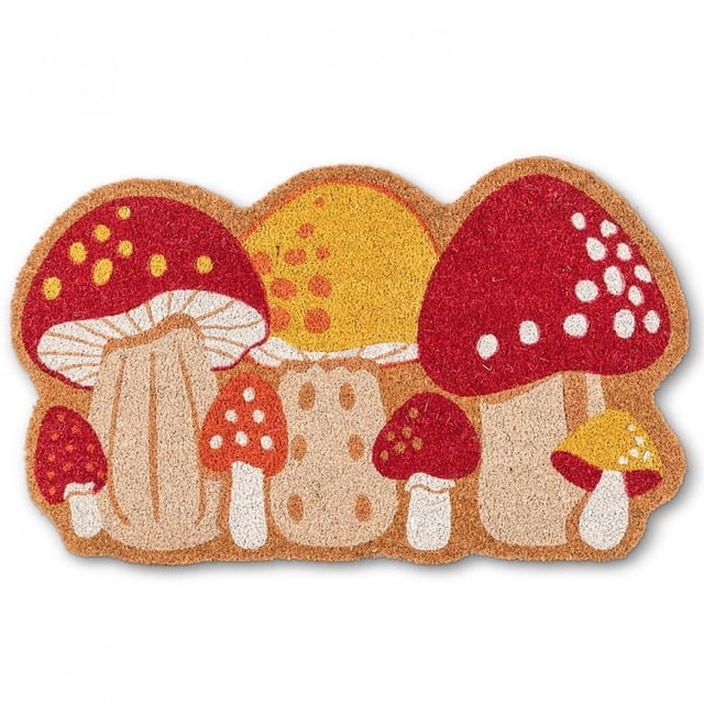 Tapis d'Entrée Coloré en Forme de Champignon