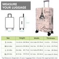 thumbnail image 4 of Travel Luggage Cover Suitcase Protector Fits 18-32 Inch Luggage Wheel Covers Patterned Travel Related Items Flower Luggage Protector Elastic Luggage Anti-scratch Suitcase Cover L, 4 of 5