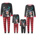 thumbnail image 1 of Pyjamas Assortis de Noël pour la Famille Rouges Ensembles de Pyjamas des Fêtes Vêtements de Nuit, 1 of 10
