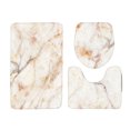 thumbnail image 1 of keepw 3pieces Waterproof And Eco-friendly Bathroom Rug Set With Non-Slip Bath Mat Gold Pink Marble Y181009-C003, 1 of 6