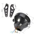 thumbnail image 1 of Greensen Round Motorbike Headlight, W/ Black Bracket Motorcycle Headlight, Motorcycle Repair Motorcycle Manufacturing Motorcycle Accessory For Most Motorcycle, 1 of 8