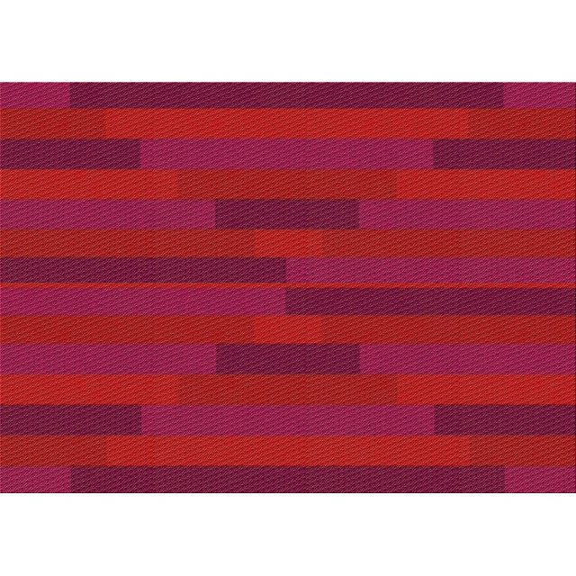 Ahgly Company Machine Washable Indoor Rectangle Transitional Crimson Red Area Rugs, 6' x 9'