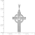 thumbnail image 2 of Charme Croix Celtique en Or Blanc 14K, 2 of 2