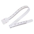 thumbnail image 3 of Unique Bargains Head Circumference Tape 24'(60cm) Flat Plastic Measuring Rule Measure for Child Head Arm Circumference, White, 3 of 7