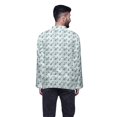 thumbnail image 4 of Atasi Kurta Décontractée Imprimée à Col Chinois Chemise Ethnique Kurta Courte pour Homme Tunique, 4 of 5
