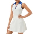 thumbnail image 1 of HaiMao Robe de Tennis pour Femmes en Liquidation, Robes de Golf Athlétiques Robe d'Exercice d'Entraînement Bleu TTG(TTG), 1 of 9