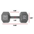 thumbnail image 3 of CAP Barbell Cast Iron Hex Dumbbell, 3 of 6