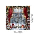 thumbnail image 3 of Fabric Shower Curtain With Reinforced Rustproof For Bathroom And Against Splashes And Leaks Fabric Shower Curtain Liner 60 72 Coastal Shower Curtain Set Clear Shower Curtain Liner Long 96 Thick, 3 of 8