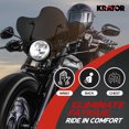 thumbnail image 3 of Krator 14" (35.5 cm) Universal Motorcycle Windshield Windscreen Compatible With Suzuki GS 400 All Models (1977-1978), Smoke, 3 of 6