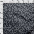 thumbnail image 3 of oneOone Polyester Spandex Navy Blue Fabric Abstract Circle Sewing Craft Projects Fabric Prints By Yard 56 Inch Wide, 3 of 4