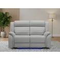 thumbnail image 4 of K-Living Grey Fabric Power Recliner Loveseat with Comfortable Seating for Home and Living Room, 4 of 6