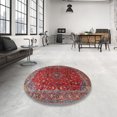 thumbnail image 4 of Ahgly Company Tapis d'Intérieur Lavables en Machine, Carrés Roses Traditionnels, Carrés de 5', 4 of 7