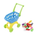 thumbnail image 2 of Jouets de Panier d'Achats de Fruits, Jouet de Panier d'Achats pour Enfants Polyvalent Durable à Haute Simulation Amusant Résistant aux Chutes Sans Bavures pour Enfants Bleu, Rose, 2 of 8